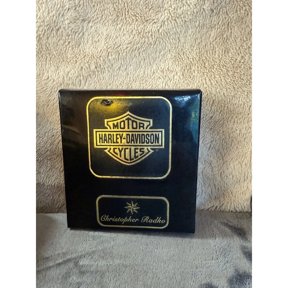 Harley Davidson Santa Motorcycle Christmas Ornament‎ Biker Petite free Wheeling